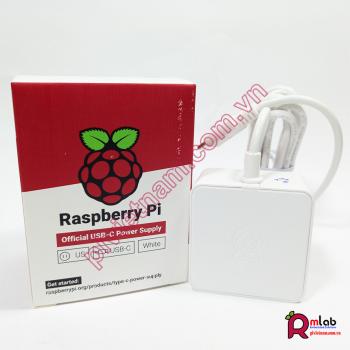 Nguồn chính hãng 5.1V - 3A type C cho Raspberry Pi 4