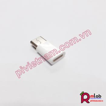 Đầu chuyển microUSB to USB typeC chính thức dành cho Raspberry Pi 4