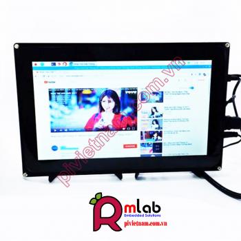 Màn hình LCD 10.1inch HDMI (H) (with case), 1024x600, cảm ứng điện dung Waveshare