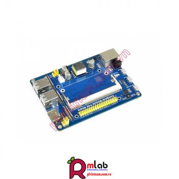 Compute Module IO Board with PoE Feature, for Raspberry Pi CM3+ 