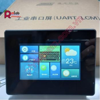 Màn hình HMI RS232/RS485 5inch TFT IPS DWIN, with case, 800x480, chuẩn kháng nước IP65