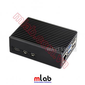 Vỏ hộp kim loại nguyên khối có quạt tản nhiệt SP53 dành cho Raspberry Pi 5 