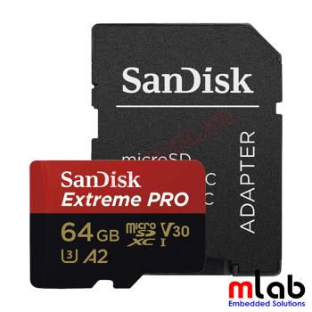 Thẻ Nhớ MicroSDXC SanDisk Extreme Pro V30 A2 64GB 200MB/s SDSQXCU-064G-GN6MA