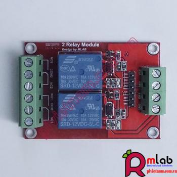 Module Relay 12VDC x 2