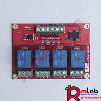 Module Relay 12VDC x 4